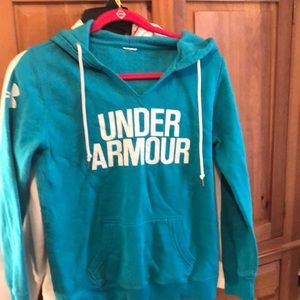 Under Armour hoodie turquoise
